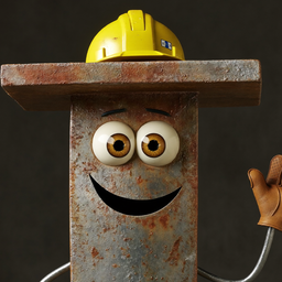 Rusty, the Dig It mascot